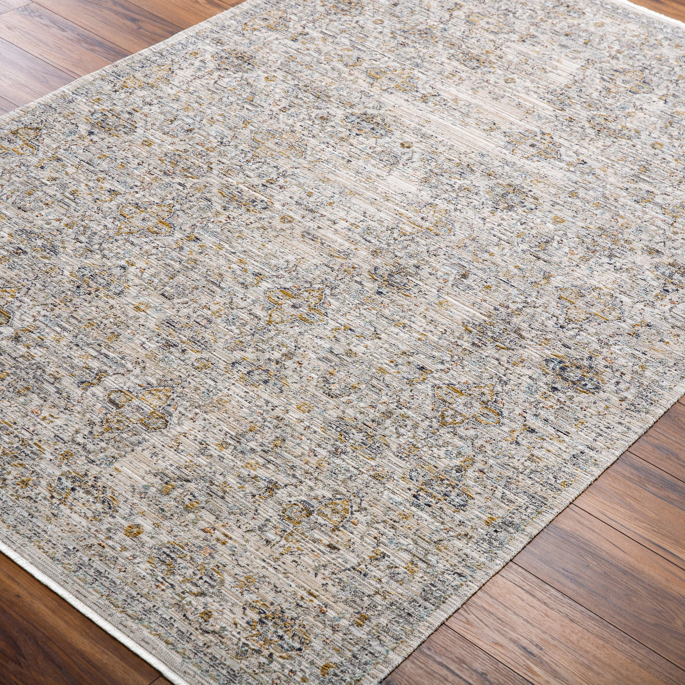 Livabliss x Becki Owens Ren Damask Washable Area Rug ,9' x 13'1",Gray