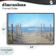 thumbnail image 4 of Stupell Industries Tropical National Seashore Vista Black Framed Giclee Art, 24 x 16, by Grotto Studios, 4 of 8