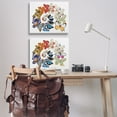 thumbnail image 3 of Stupell Industries Fly Away Butterfly Spirals Animals Painting Wrapped Canvas Art Print Wall Art, 30 x 24, Set of 2, 3 of 8