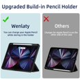 thumbnail image 3 of Funda Wenlaty compatible con iPad Pro 11 de 4.ª, 3.ª y 2.ª generación, color negro, 3 of 6