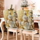 thumbnail image 1 of Fundas de lino para sillas, decoraciones navideñas, fundas para sillas navideñas en estilo 3D, ideales para el hogar y el comedor, decoraciones navideñas para respaldos de sillas, decoraciones de Hall, 1 of 6
