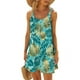 thumbnail image 2 of Vestido sin Mangas para las Mujeres Casual Impreso Cuello Redondo Suelto de Rodilla, Verano Vestido de Primavera para el Día Y el Trabajo, 2 of 5