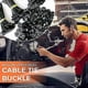 thumbnail image 3 of Durable Nylon Cable Tie with Self-Locking Mechanism for Efficient Cord Organization, 3 of 5