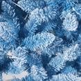 thumbnail image 2 of Eastvita 6 ft Pencil Tree Blue Gradient Pre-Lit Artificial Christmas Tree Featuring 100 Dual-Color LEDs, 2 of 6