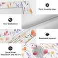 thumbnail image 6 of Spring Floral Outdoor Rug for Patio/Deck/Porch, Non-Slip Large Area Rug 6 x 9 Ft, Pastoral Summer Flowers Botanical Indoor Outdoor Rugs Washable Area Rugs, Reversible Camping Rug Carpet Runner, 6 of 8
