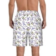 thumbnail image 3 of Kdxio Monkey Submarine Captain Pattern Mens Casual Shorts - Drawstring Summer Beach Sports Shorts for Men, 3 of 9