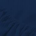 thumbnail image 5 of Luxury 4 Piece Queen Size 100% Egyptian Cotton 800 Thread Count Premium Hotel Quality Smooth & Soft Bedding Sheet Set Luxury Soft 24" Inch Deep Pocket - Navy Blue Stripe, 5 of 8