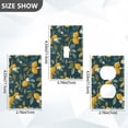 thumbnail image 7 of Yayeee Blank Wall Plate Cover 1-Gang 4.5"x2.7" Home Unused Decorative Outlet, Blue Lemons, 7 of 7