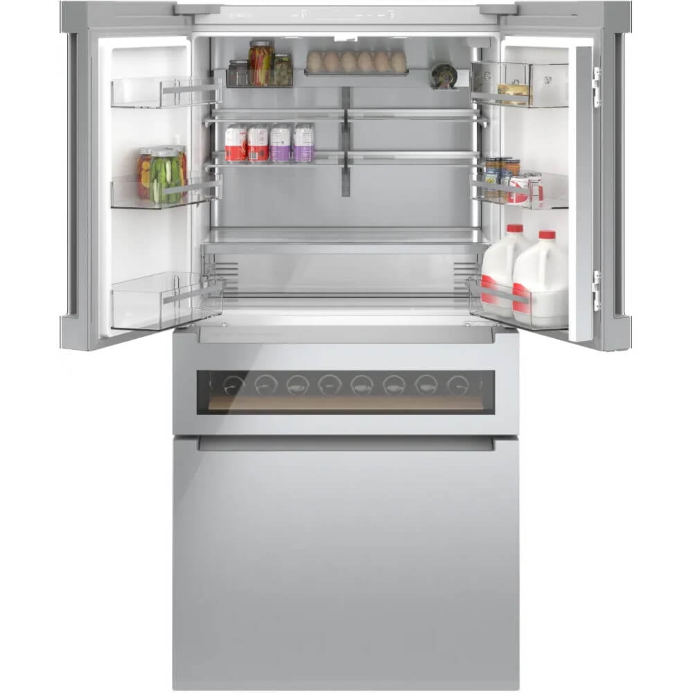 Bosch B36CL81ENG 20.5 Cu. Ft. Stainless Steel Counter-Depth 4-Door Smart Refrigerator