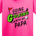 thumbnail image 4 of Inktastic Going Golfing with My Papa Kids Golf Youth T-Shirt, 4 of 5