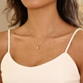 thumbnail image 6 of Turandoss 14K Gold Plated Bubble Initial Choker Necklace for Women GirlsDainty Letter A-Z Chunky Pendant Jewelry Trendy Fashion Personalized Birthday Gift for Women Teenage Teen Tween Girls, 6 of 8