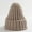 Khaki, variant on Winter Unisex Solid Color Warm Soft Hiphop Knitted Hat Cuffed Skull Beanie Cap