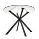 thumbnail image 3 of Home Gear Round Dining table with black X-base, 3 of 3