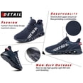 thumbnail image 3 of Htcenly Mens Athletic Running Shoes Sport Shoes Fashion Sneakers Lightweight BreathableTennis shoes boy Fitness Cross-Training Shoes, 3 of 7