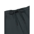 thumbnail image 2 of Youclos Mens Lightweight Knit Joggers - Zipper Pockets Drawstring Waist Athletic Pants for Running Gym, 2 of 5