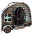 thumbnail image 6 of Rustic Western Camper Trailer Cabin Birdhouse With Door Tree Hanging Bird Feeder, 6 of 11