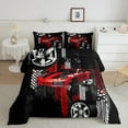 thumbnail image 2 of Castle Fairy Fast Car 3-Piece Full Size Comforter Sets,Extreme Sport Bedding Comforter Set,Car Theme Lightweight Bedding Sets,Luxury Boys Bedroom Decor,Reversible, 2 of 8