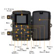 thumbnail image 4 of yeacher 4K 30MP Infrared Trail Camera with 46 LEDs, IP66 Waterproof, 0.3s Trigger Speed, Day/Night Vision for Wildlife & Farm Monitoring (Battery & Card Not Included), 4 of 6