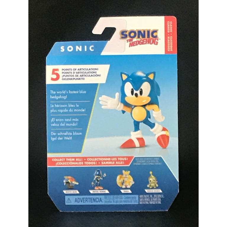 Sonic The Hedgehog Action Figure - Giocattolo da collezione classico sonico  da 2,5 pollici