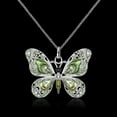 thumbnail image 5 of Jewelry Personality Vintage Multicolor Butterfly Necklace for Women Jewelry Gifts Necklaces for Women Alloy Blue, 5 of 6