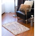 thumbnail image 3 of Luxe Hudson Faux Sheepskin Single Rug | 2'x3', 3 of 4