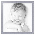 thumbnail image 2 of ArtToFrames 24" x 24" Platinum Picture Frame, 24x24 inch Silver MDF Poster Frame (WOM-4637), 5 Pack, 2 of 8