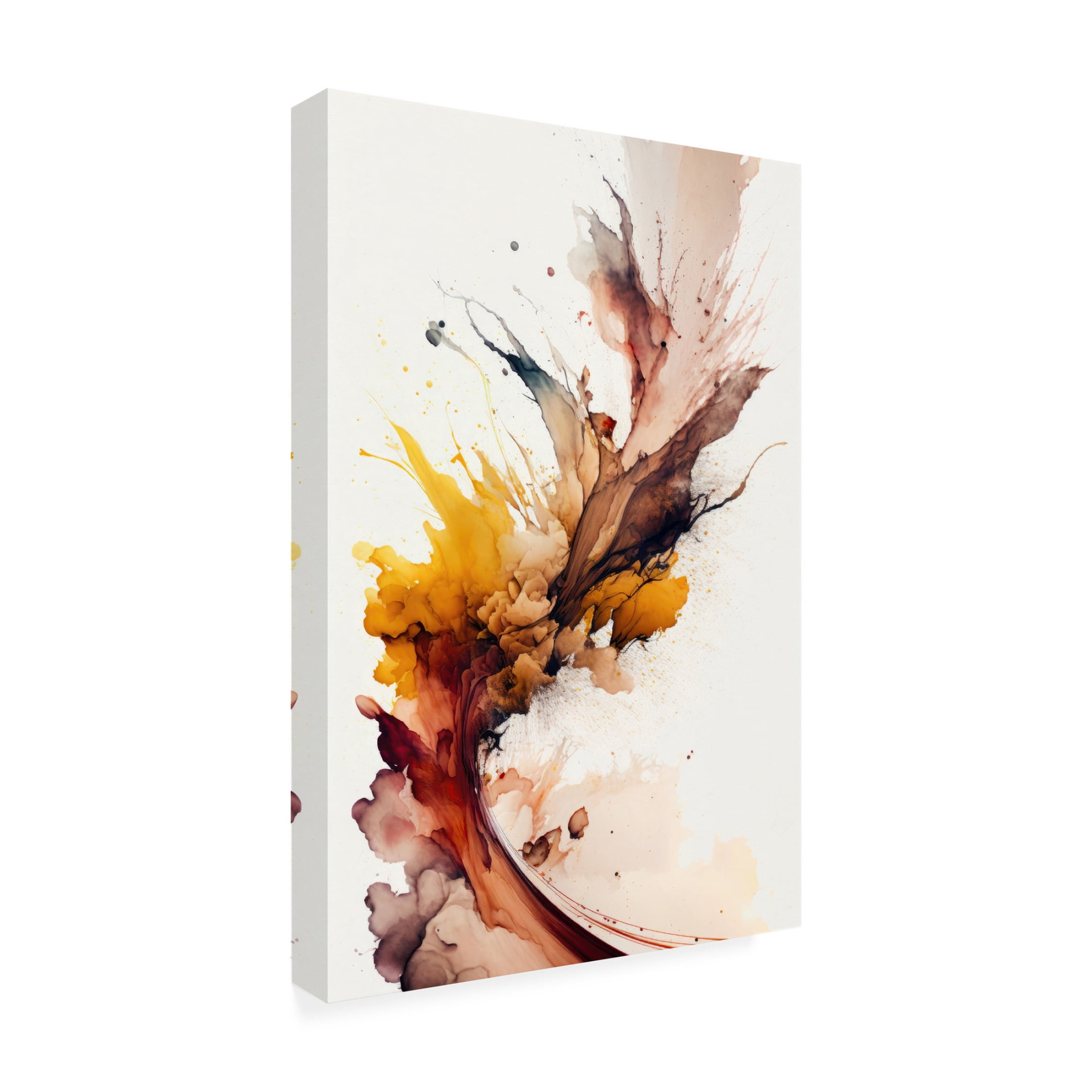 Trademark Fine Art Mauro Autumnal Abstract Canvas Wall Art