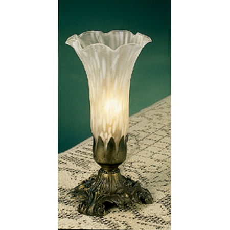 Meyda Tiffany Tiffany Turtle Meyda Tiffany 11259 Stained Glass / Tiffany Accent Specialty Table Lamp from the Lilies Collection ()