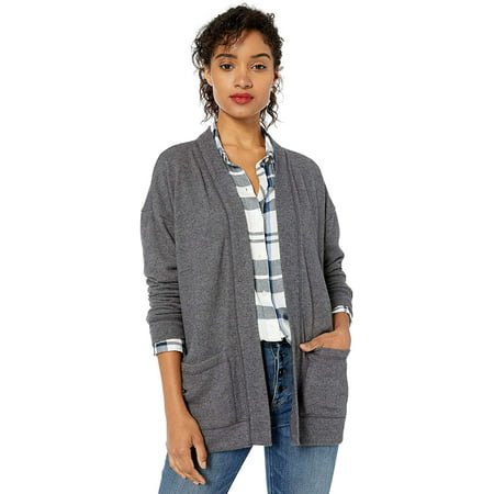 Lucky Brand Women's Harlan Cloud Jersey Cardigan Sweater, Medium 
