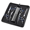 thumbnail image 1 of 4 Pcs Professional Dog Grooming Scissors, Stainless Steel Pet Grooming, 1 of 4