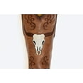 thumbnail image 2 of Women's Leather Steer Head Mid-Calf Boots, 2 of 4