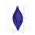 thumbnail image 3 of Vickerman MC191122D Ornement Navette Bonbons Bleu Cobalt 10 Po. - 2 par Sac, 3 of 3