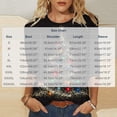 thumbnail image 4 of Jsaierl Christmas Shirts for Women Plus Size Tree Graphic Tees Stretch Petite Crewneck T-shirt 3/4 Sleeve Xmas Blouse Tops S-5XL, 4 of 6