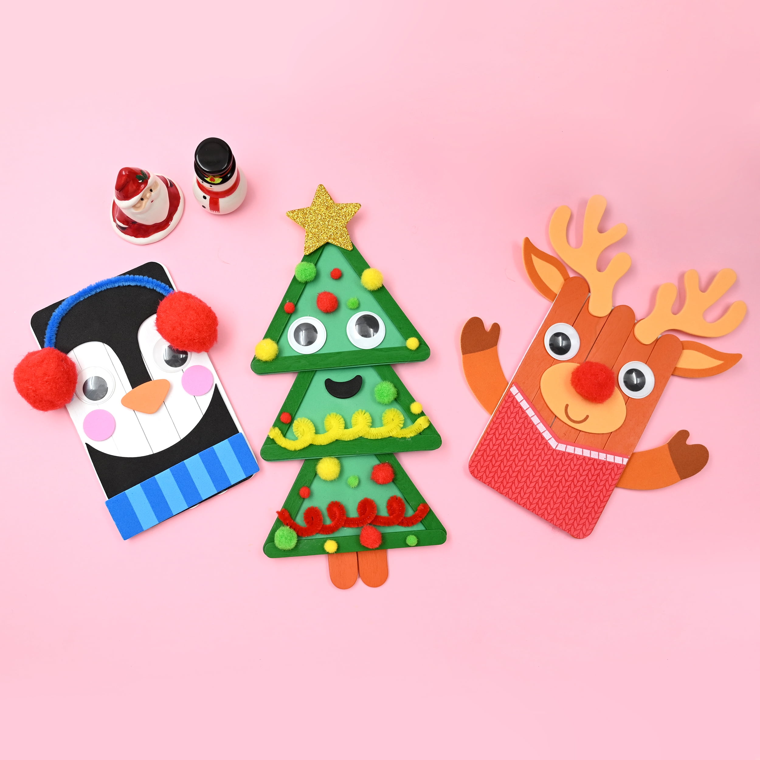 Create-your-own ornament craft kit, HOLIDAY TIME PL CRAFT KIT TREE