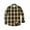 Yellow, variant on Men's Shirts 2025 Fall Button Down Long Sleeve Flannel Shirt Jacket Cotton Regular Fit Casual Plaid Mens Dress Shirts Dark Green L