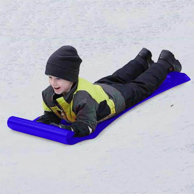 Mupvlun Versatile All-Season Sledding for Sand and Ice, Recreational Sliding Board with Durable Construction Design, Ideal for Sledding Skiing and Ice Play (Blue)
