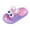 Purple, variant on Kids Slide Sandals Cute Bunny Water Shoes Non Pool Sliders Comfortable (Purple 3.5-4 Years)