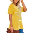 thumbnail image 5 of XCHQRTI Christian Shirts for Women Plus Size Tshirts Cross Faith Shirt Short Sleeve Oversized Graphic Tee, 5 of 10