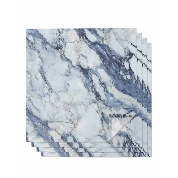 nqOlkjepod Abstract Marble Cloth Napkins Set of 4 Reusable Dinner Napkins, Modern Ink Painted Minimalism Art Cocktail Napkin Washable Table Napkins for Wedding/Holiday Party/Baby Shower 20"x20"