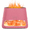 Hot Pink, variant on 2-in-1 Himalayan Salt Lamp & Ultrasonic Oil Diffuser Black Wooden Grain