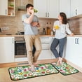 thumbnail image 5 of Retro Honey Bees Wildflowers Kitchen Mat Set of 2 Anti-Fatigue Kitchen Rug Set Non Slip Foam Cushioned Kitchen Runner Rugs and Mats Comfort Standing Mat for Farmhouse Doormat Laundry, 5 of 6