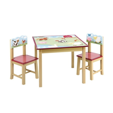Farm Friends Table And Chairs Set