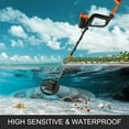 thumbnail image 2 of Waterproof Metal Detector with LCD Display for Underwater Underground Use High Precision Automatic Detector for Adults and Kids Yellow 3010, 2 of 6