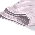 thumbnail image 4 of ylioge 2 Piece Satin Pajama Sets for Women Lace Splice Sleeveless Tank Tops Wide Leg Shorts Trendy Solid Color Soft Homewear Sleepwear Pajamas Outfits, 4 of 6