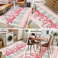 thumbnail image 6 of Pink Flamingo Area Rugs 3x5 for Living Room, Summer Tropical Flamingo Hawaii Animals Non Slip Washable Rug Runner, Low Pile Indoor Floor Carpet Mat Bathroom Rugs for Bedroom, Kids Room, 6 of 9