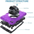 thumbnail image 6 of iPad Mini 5 Case, iPad Mini 4 Case, Protective Rugged Cover with Pencil Holder, Hand Strap, Kickstand, Shoulder Strap for iPad Mini 5th/4th Gen 7.9 Inch for Kids, 6 of 7