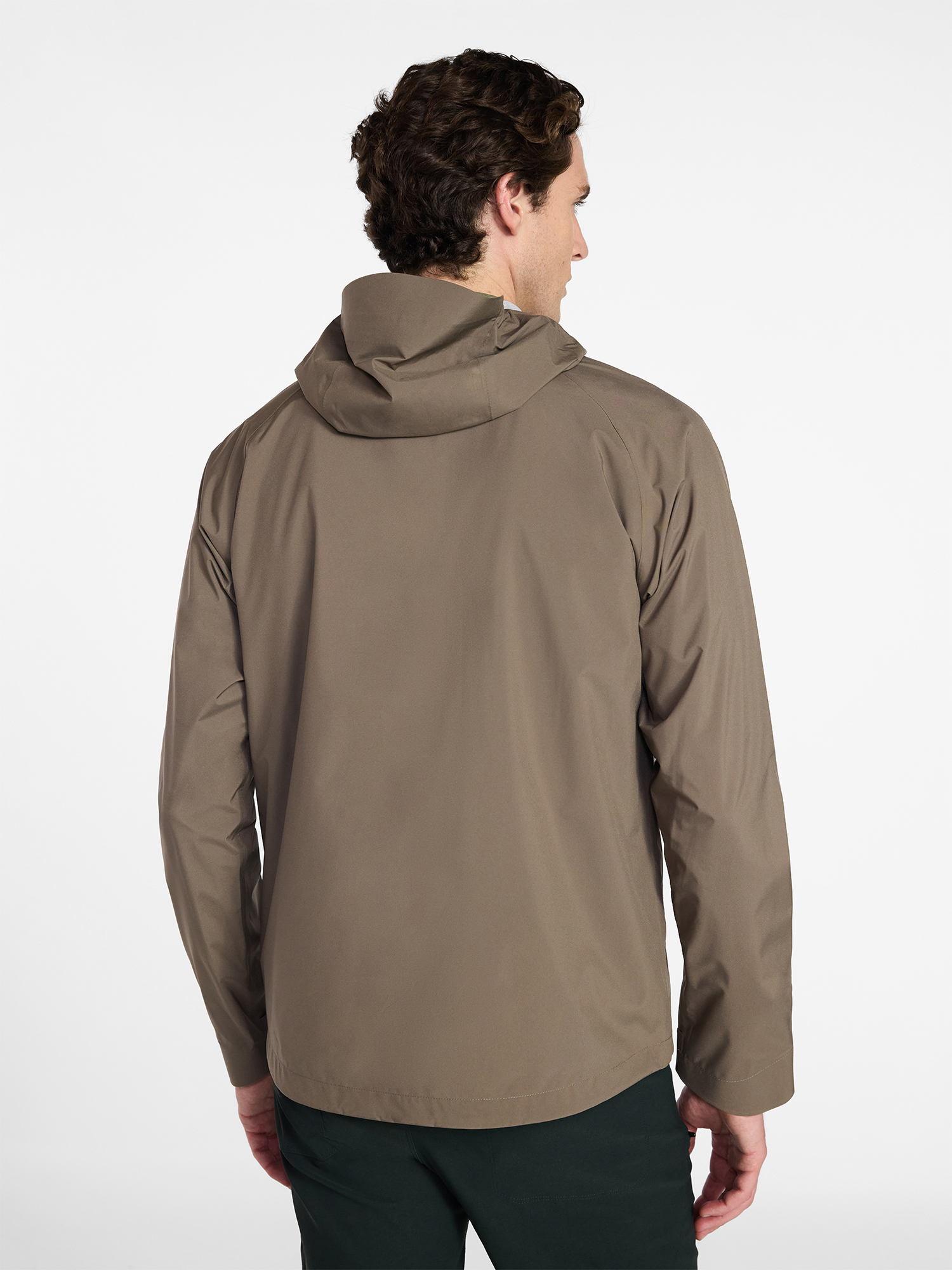 Ozark Trail Men's and Big Men's Sealed Seam Rain Jacket Pinnacle System, Sizes S-3XL