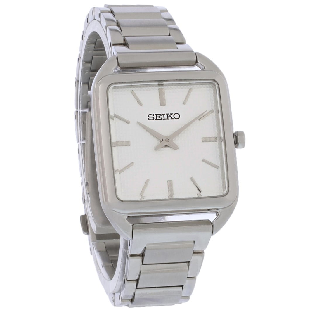 SK。在庫確認！セール！モダン。お洒落ラメ入り！サイズLL。日本製。 Seiko Lassale Women's Watch - 23k Gold, Sapphire Crystal