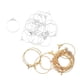 thumbnail image 1 of de aretes de de 40 piezas para mujer Pendientes de aro de material acero inoxidable Pendientes de aro, 1 of 9