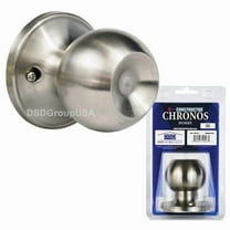 Constructor Chronos Dummy Door Lever Lock Set Knob Handle Set- Stainless Steel